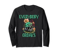 Everybody Croaks Grenouille Champignon Gobelinecore Art Manche Longue