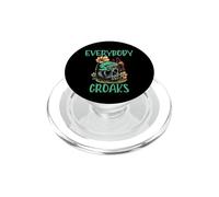 Everybody Croaks Grenouille Champignon Gobelinecore Art PopSockets PopGrip pour MagSafe