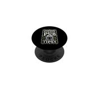 Everybody in The Pub Getting Tipsy Funny Beer Drinking Humour PopSockets PopGrip Adhésif
