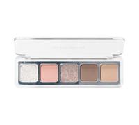 EVERYBODY LONDON Palette de fard à paupières 5 couleurs, Glam givré, Beige frais et films crème, Finition mate et film, Pigment intense, Formule durable, Mélange facile