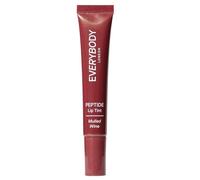 EVERYBODY LONDON Tint de lèvre de peptide, vin moulu, baume à lèvres hydratant avec peptides, acide hyaluronique et vitamine E, teinte bordeaux avec des taches, parfum de vin chaud