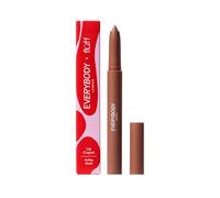 EVERYBODY LONDON x FLUFF, Rouge à Lèvres et Rouge à Lèvres Dévissable, 2 en 1, Blending Lip Crayon, Crayon Crémeux, Finition Satinée, Forte Opacité (Toffee Nude)