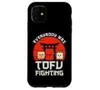 Everybody Tofu Fighting Funny Vegan Vegetarian Japan Theme Coque pour iPhone 11