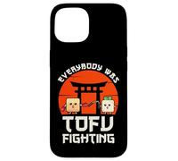 Everybody Tofu Fighting Funny Vegan Vegetarian Japan Theme Coque pour iPhone 15