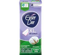 EveryDay All Cotton Salvaslip Extra Long, Filtrant 100% Coton, 24 unités