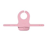 Everyday Baby Bavoir Pliable en Silicone Learn to Eat, Dès 4 Mois jusqu'à env. 4 Ans, Lavable au Lave-Vaisselle, Purple Rose, 30815 0304 01