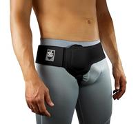 Everyday Medical Ceinture pour hernie pour homme - Support pour hernie inguinale pour homme, sangle de taille réglable, soutien de l'aine, ferme herniaire post-chirurgicale - Noir, L/XLarge