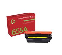 Everyday Rigenerato Toner rigenerato Everyday di Xerox Giallo compatibile con HP 655A CF452A Capacit standard (EVERYDAY YELLOW TONER - COMPATIBLE WITH HP 655A CF452A)