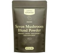 Everyday Superfood Mélange de 7 champignons en poudre bio avec crinière de | Fructification uniquement | Double extrait | Sans mycélium ou remplisseurs de grains | Testé en laboratoire pour la pureté |