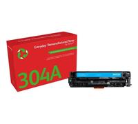 Everyday Toner remanufacturé Cyan ™ de Xerox compatible avec HP 304A (CC531A), Capacité standard