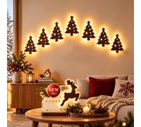 Everydries LED Reindeer Wall Decorations,Festive Christmas Lighting for Indoor Display (#E)