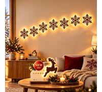 Everydries LED Reindeer Wall Decorations,Festive Christmas Lighting for Indoor Display (#F)