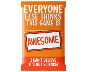 Everyone Else Thinks This Game is Awesome! I Can't Believe It's Not Science Expansion | from Pan-Universal Galactic Worldwide & Cryptozoic | 100 Extra Space Facts | Trivia Game for 2-8 Players 14+