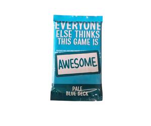 Everyone Else Thinks This Game is Awesome! Pale Blue Deck Expansion | from Pan-Universal Galactic Worldwide & Cryptozoic | Features 100 Extra Space Facts | Trivia Game for 2-8 Players | 14+ | English
