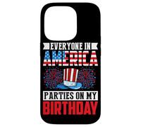 Everyone in America Party on My Birthday Coque pour iPhone 14 Pro