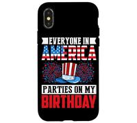 Everyone in America Party on My Birthday Coque pour iPhone X/XS