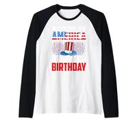 Everyone in America Party on My Birthday Manche Raglan