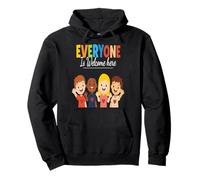 Everyone is Welcome Here - Design Positive pour la diversité Sweat à Capuche