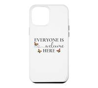Everyone is Welcome Here Pride Sign Lesbian Butterfly Pride Coque pour iPhone 12 Pro Max