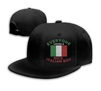 Everyone Loves A Nice Italian Boy Flag-1 Men Women Fashion Adjustable Baseball Cap Snapback Dad Caps