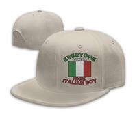 Everyone Loves A Nice Italian Boy Flag-1 Men Women Fashion Adjustable Baseball Cap Snapback Dad Caps