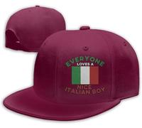 Everyone Loves A Nice Italian Boy Flag-1 Men Women Fashion Adjustable Baseball Cap Snapback Dad Caps