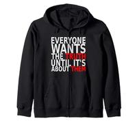 Everyone Wants The Truth. Citation honnête. Sweat à Capuche