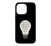 Everything Done in The Dark Luke 8 17 Design inspirant Coque pour iPhone 14 Pro Max
