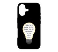 Everything Done in The Dark Luke 8 17 Design inspirant Coque pour iPhone 17
