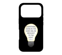 Everything Done in The Dark Luke 8 17 Design inspirant Coque pour iPhone 17 Pro