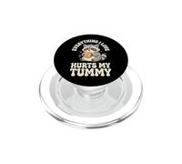 Everything I Love Hurts My Tummy Maladie Cœliaque PopSockets PopGrip pour MagSafe