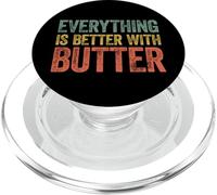 Everything is Better with Butter PopSockets PopGrip pour MagSafe
