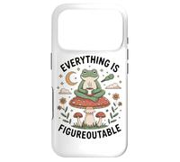 Everything is Figureoutable Frog Champignon Calm Coque pour iPhone 17 Pro