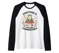Everything is Figureoutable - Motif Grenouille Zen Manche Raglan