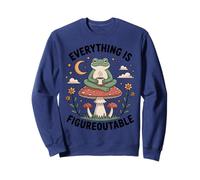Everything is Figureoutable - Motif Grenouille Zen Sweatshirt
