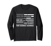 Everything is Fine Trust Your Government Tee Manche Longue