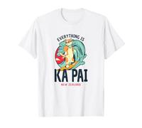 Everything is Ka Pai Chat Surf Funny Motif Nouvelle-Zélande T-Shirt