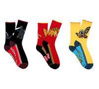 Everything Legwear Godzilla Spacedye Lot de 3 paires de chaussettes Taille unique, multicolore, taille unique