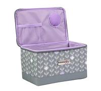 Everything Mary Trousse de couture imprimée feuilles grises EVM12861-1