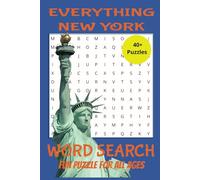 Everything New YorkWord Search Puzzle: Easy to Read Print about Everything New York | 6x9 inches, 82 pages | 40+ Puzzles, Great for all ages, Relaxation, Education, Gift.