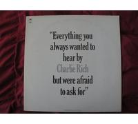 Everything You Alway Wanted to Hear by Charlie Rich But Were Afraid to Ask For Epic Records AS 139 Stereo Vinyl Lp Record White Label Radio Station DJ Promotional Copy EX