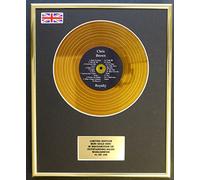 Everythingcollectible Chris Brown/Mini Gold Disc Display/ÉDITION LIMITÉE/COA/Royalty