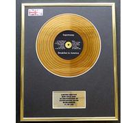 Everythingcollectible Supertramp/Mini Gold Disc Display/ÉDITION LIMITÉE/COA / Breakfast in America