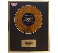 Everythingcollectible The Rolling Stones/Mini Metal Gold Disc Display/ÉDITION LIMITÉE/COA/Aftermath
