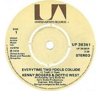 Everytime Two Fools Collide - Kenny Rogers And Dottie West 7" 45