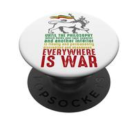 Everywhere is War Haile Selassie Discours Lion Juda Reggae PopSockets PopGrip Adhésif