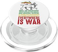 Everywhere is War Haile Selassie Discours Lion Juda Reggae PopSockets PopGrip pour MagSafe