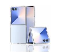 EVETANE Coque Samsung Galaxy Z Flip 7 Anti-Chocs avec Bords Renforcés en silicone Transparente