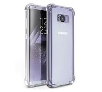 Evetane Coque Anti Chocs Silicone Transparente avec Bords renforcés Compatible avec Samsung Galaxy S8 78531
