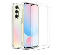 EVETANE Coque compatible Galaxy A56 antichoc Transparente + 2 vitres